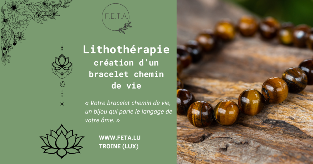 illustration d'un bracelet chemin de vie