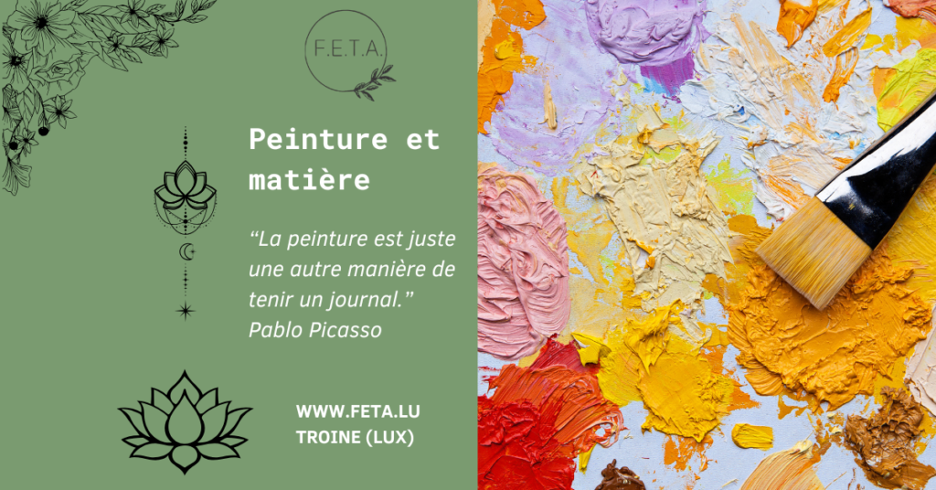 Image de peinture et matière