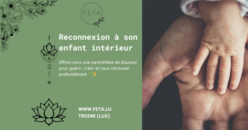 Illustration de déconnexion à son enfant intérieur