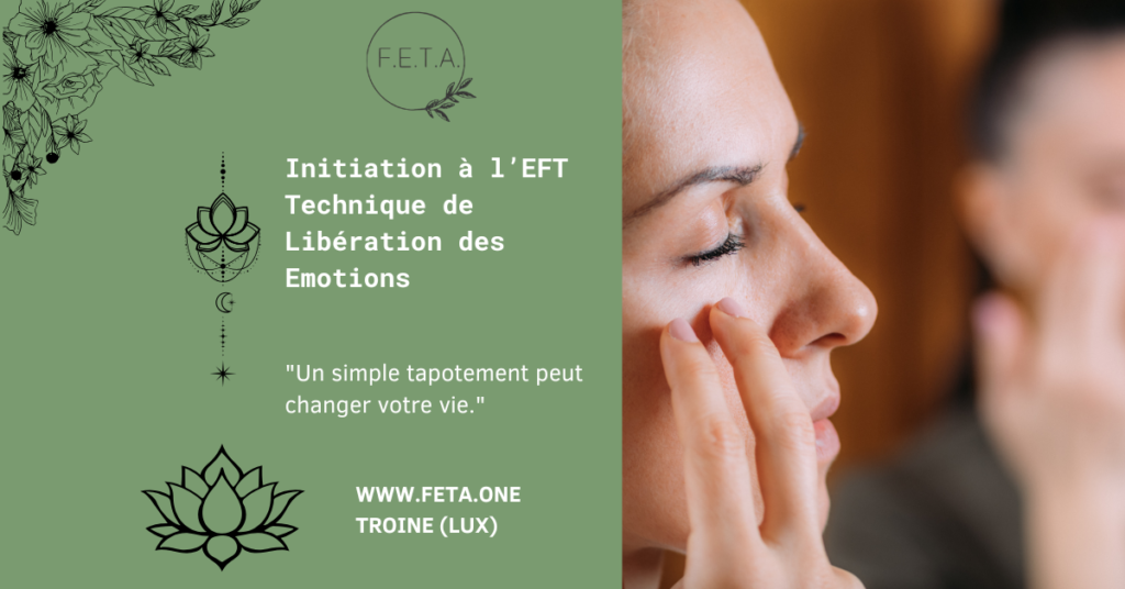Image de taping lors d'une initiation à l'EFT