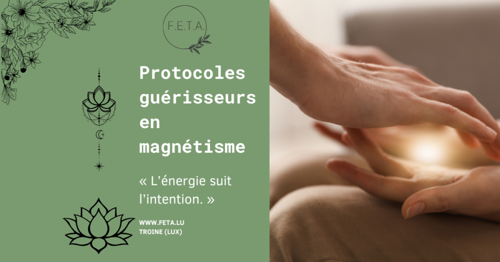 Photo d'un protocole guérisseur en magnétisme