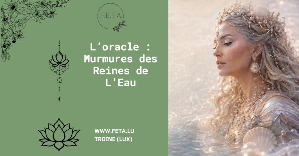 illustration de l'oracle murmures des reines de l'eau